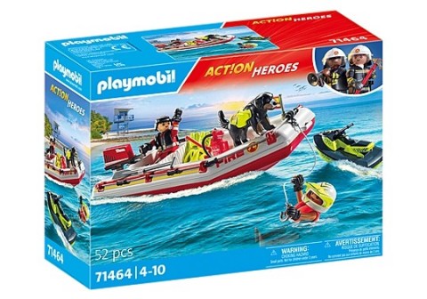 Set figura Action Heroes 71464 Vatrogasni čamac sa skuterom na vodiIVET.RS - Nova Kolekcija