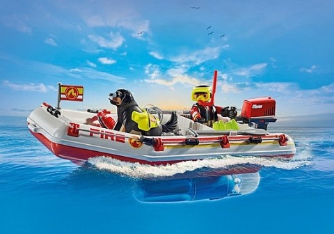 Set figura Action Heroes 71464 Vatrogasni čamac sa skuterom na vodiIVET.RS - Nova Kolekcija