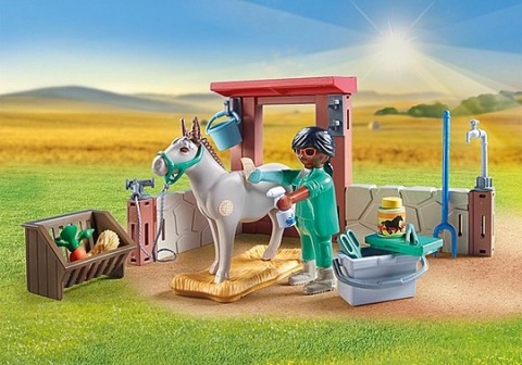Сет фигура Country 71471 Ветеринар с магаренцимаIVET.RS - Nova Kolekcija
