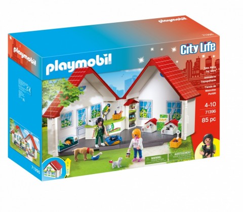 Set sa figuricama City Life 71396 Prenosiva prodavnica za kućne ljubimceIVET.RS - Nova Kolekcija