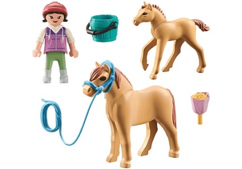 Сет фигурица Horses 71498 Дете са понијем и ждребетомIVET.RS - Nova Kolekcija