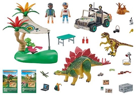 Set figurica Dinos 71523 Istraživački kamp sa dinosaurimaIVET.RS - Nova Kolekcija