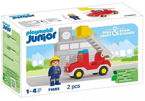 Set sa figuricom Junior 71683 Vatrogasno vozilo sa merdevinamaIVET.RS - Nova Kolekcija