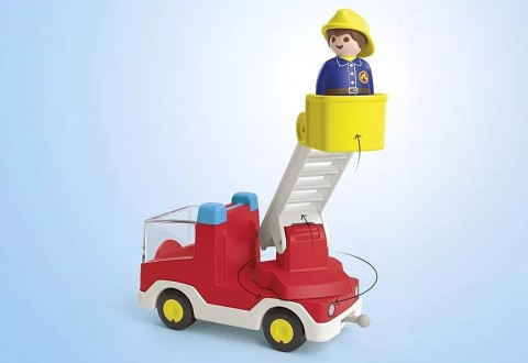 Set sa figuricom Junior 71683 Vatrogasno vozilo sa merdevinamaIVET.RS - Nova Kolekcija