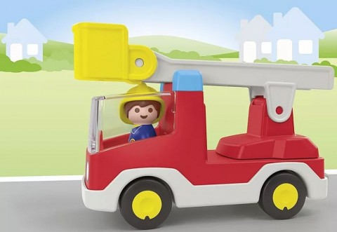 Set sa figuricom Junior 71683 Vatrogasno vozilo sa merdevinamaIVET.RS - Nova Kolekcija