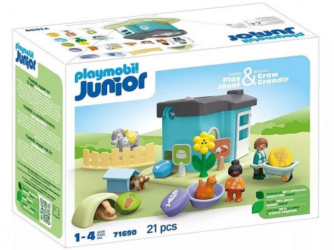 Сет фигура Junior 71690 Хотел за животиње са дозатором хранеIVET.RS - Nova Kolekcija