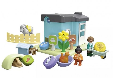 Сет фигура Junior 71690 Хотел за животиње са дозатором хранеIVET.RS - Nova Kolekcija