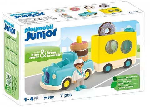 Сет са фигурицама Junior 71702 Луди Донут Камион са функцијом слагања и сортирањаIVET.RS - Nova Kolekcija