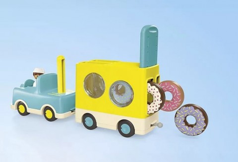 Сет са фигурицама Junior 71702 Луди Донут Камион са функцијом слагања и сортирањаIVET.RS - Nova Kolekcija