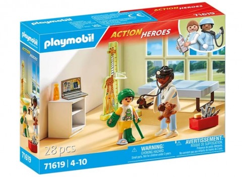 Сет фигурица Action Heroes 71619 Педијатар са плишаним медомIVET.RS - Nova Kolekcija