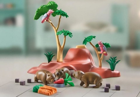Wiltopia 71625 Склониште за вомбатe са фигурицамаIVET.RS - Nova Kolekcija