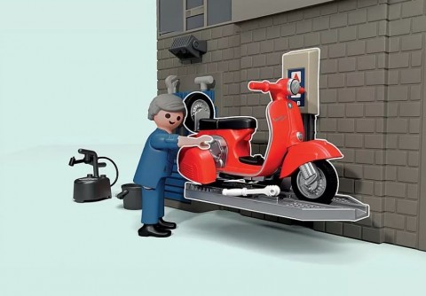 Сет фигурица Vespa 71620 Гаража Vespe из 60-их годинаIVET.RS - Nova Kolekcija