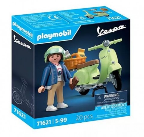 Сет фигурица Vespa 71621 1969 Vespa 150 Sprint Veloce, светло зеленаIVET.RS - Nova Kolekcija