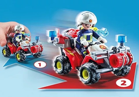 Action Heroes 71825 Ватрогасни четвороцикл у акцијиIVET.RS - Nova Kolekcija