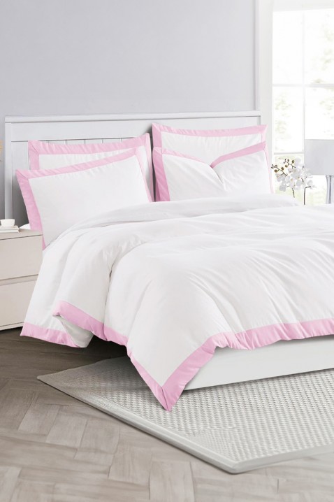 Komplet posteljine DIOGELA PINK 160x200 pamuk, Boja: roze, IVET.RS - Nova Kolekcija