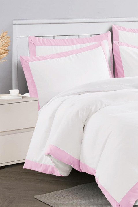Komplet posteljine DIOGELA PINK 160x200 pamuk, Boja: roze, IVET.RS - Nova Kolekcija