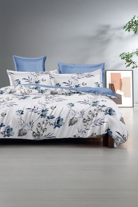 Komplet posteljine BORFILSA 200x220 cm pamuk - 4 dela, Boja: višebojna, IVET.RS - Nova Kolekcija