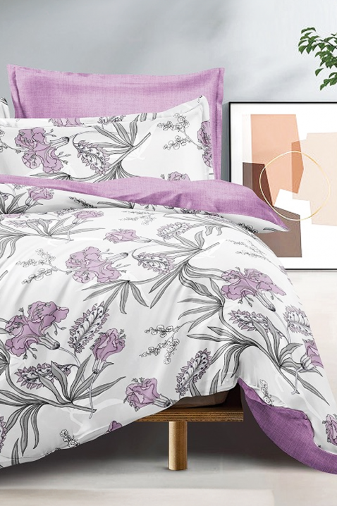 Komplet posteljine MONTELDA 200x220 cm pamuk - 4 dela, Boja: višebojna, IVET.RS - Nova Kolekcija