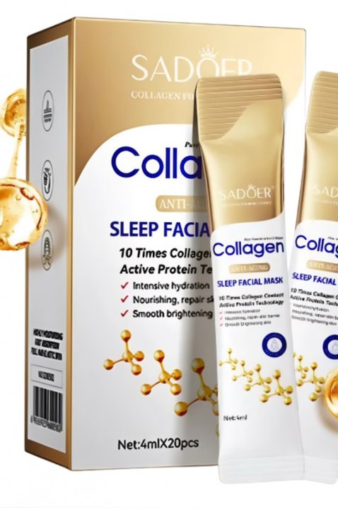 Noćna maska za lice SADOER Collagen Facial Mask 20×4 mlIVET.RS - Nova Kolekcija