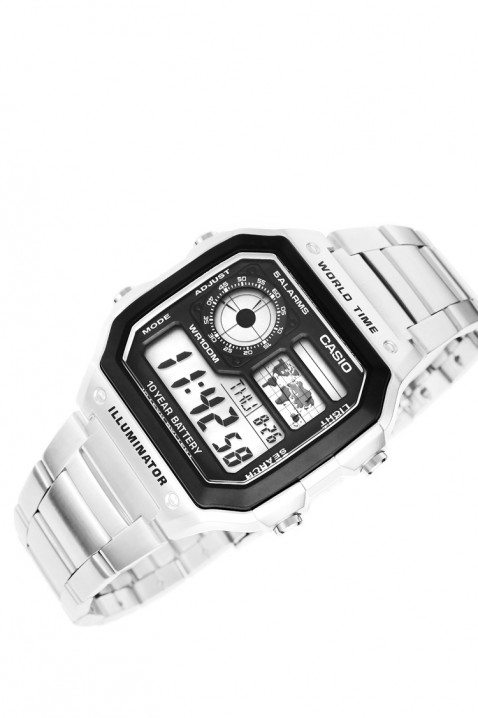 Muški sat CASIO AE-1200WHD-1AVDF, Boja: srebrna, IVET.RS - Nova Kolekcija