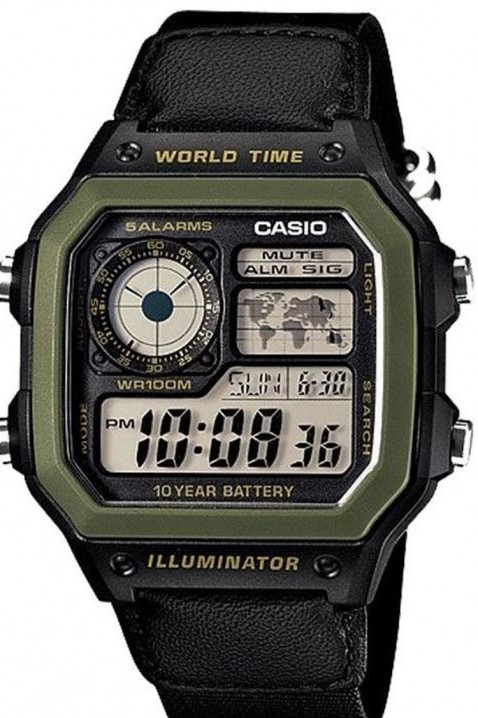 Muški sat CASIO AE-1200WHB-1BVDF, Boja: višebojna, IVET.RS - Nova Kolekcija