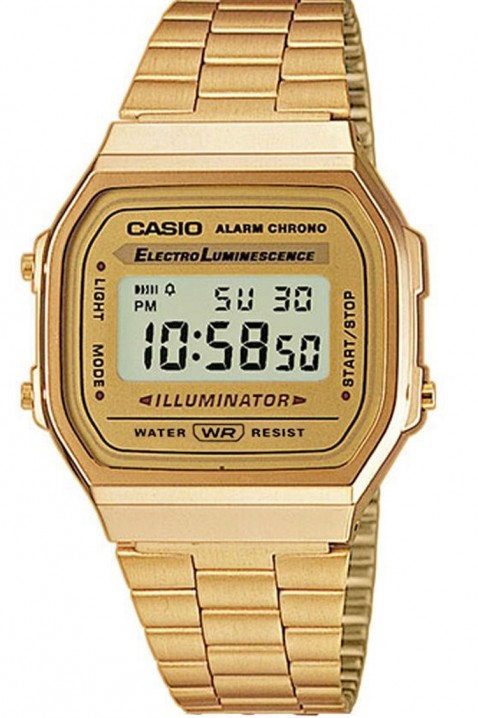 Sat CASIO Vintage A168WG-9WDF, Boja: zlatna, IVET.RS - Nova Kolekcija