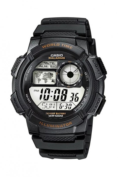 Muški sat CASIO AE-1000W-1AVDF, Boja: crna, IVET.RS - Nova Kolekcija