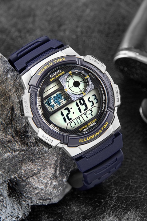 Muški sat CASIO AE-1000W-2AVDF, Boja: tamnoplava, IVET.RS - Nova Kolekcija