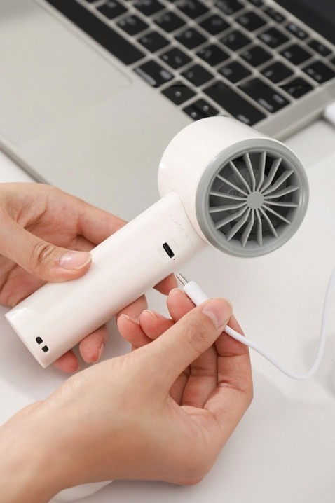Ručni mini ventilator ROBY WHITE, Boja: bela, IVET.RS - Nova Kolekcija