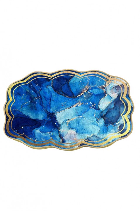 Prostirka KROMELZA BLUE, Boja: plava, IVET.RS - Nova Kolekcija