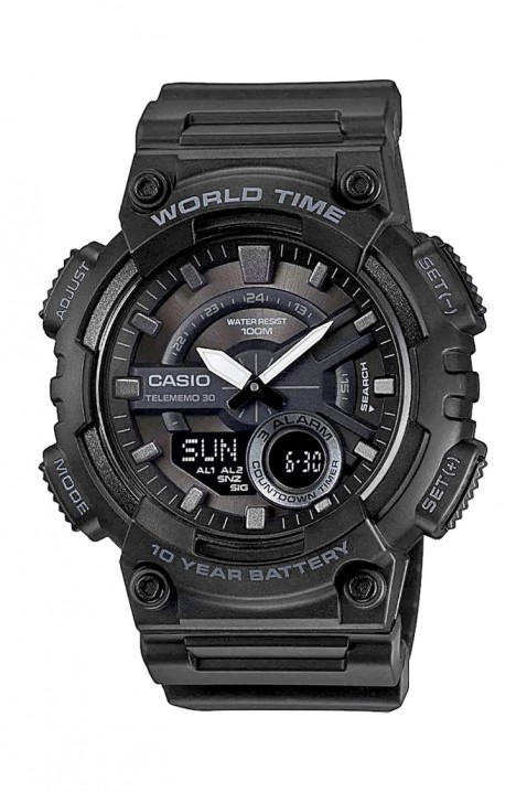Muški sat CASIO AEQ-110W-1BVDF, Boja: crna, IVET.RS - Nova Kolekcija