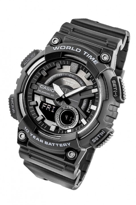 Muški sat CASIO AEQ-110W-1BVDF, Boja: crna, IVET.RS - Nova Kolekcija