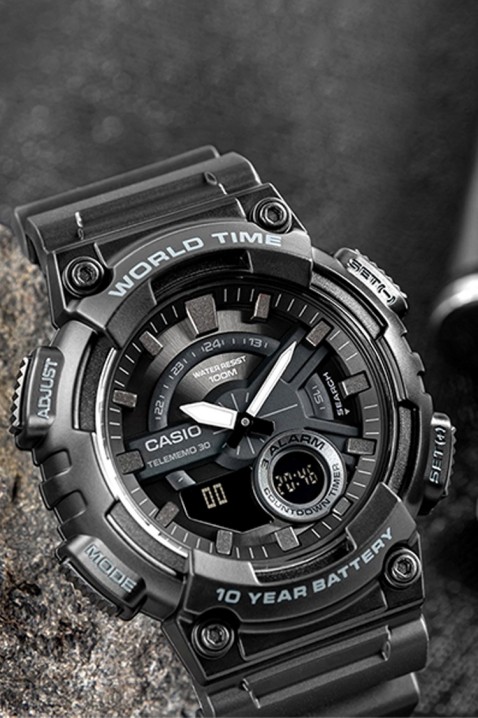 Muški sat CASIO AEQ-110W-1BVDF, Boja: crna, IVET.RS - Nova Kolekcija