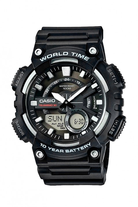 Muški sat CASIO AEQ-110W-1AVDF, Boja: crna, IVET.RS - Nova Kolekcija
