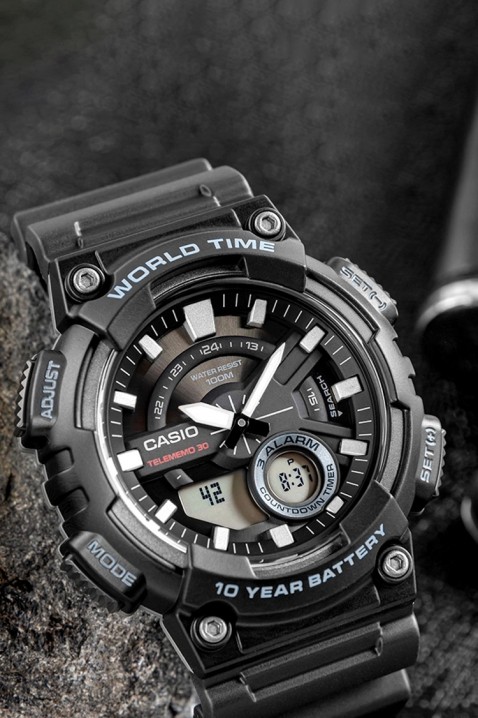 Muški sat CASIO AEQ-110W-1AVDF, Boja: crna, IVET.RS - Nova Kolekcija