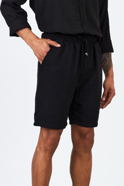 Muške kratke pantalone JORVO BLACK, Boja: crna, IVET.RS - Nova Kolekcija