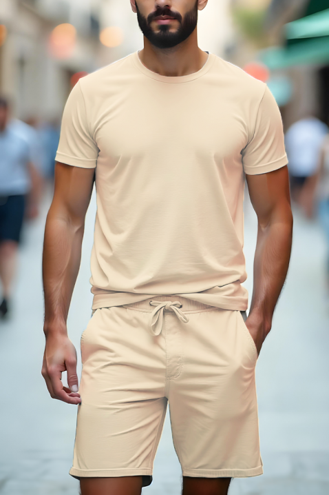 Muški komplet ZEKERDO BEIGE, Boja: bež, IVET.RS - Nova Kolekcija