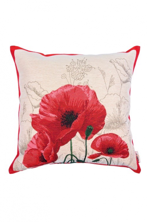 Jastučnica FLOVEA 42х42 cm, Boja: crvena, IVET.RS - Nova Kolekcija