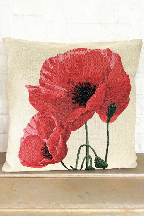 Jastučnica DIMORFA 42х42 cm, Boja: crvena, IVET.RS - Nova Kolekcija