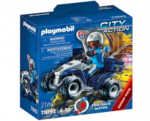 Сет са фигурицом City Action 71092 Полицијски Спид КвадIVET.RS - Nova Kolekcija