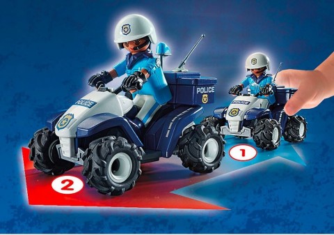 Сет са фигурицом City Action 71092 Полицијски Спид КвадIVET.RS - Nova Kolekcija