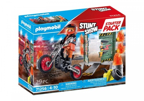 Комплет са фигурицом Stunt Show 71256 Starter Pack Каскадерски шоу са зидом ватреIVET.RS - Nova Kolekcija