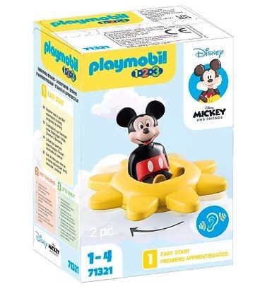 Set sa figurom 1.2.3 Disney 71321 Miki Maus i zvečka u obliku suncaIVET.RS - Nova Kolekcija