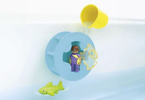 Сет са фигуром Junior Aqua 71688 Воденица са малом ајкуломIVET.RS - Nova Kolekcija