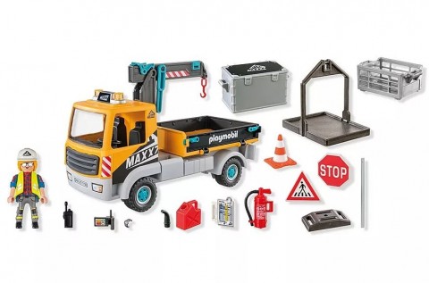 Сет са фигурама Action Heroes 71750 Грађевински камион са краномIVET.RS - Nova Kolekcija