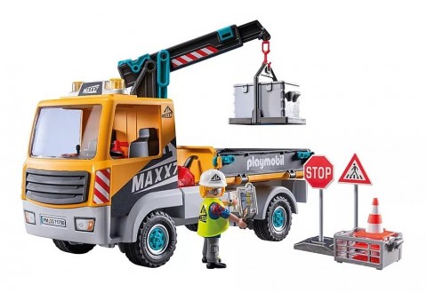 Сет са фигурама Action Heroes 71750 Грађевински камион са краномIVET.RS - Nova Kolekcija