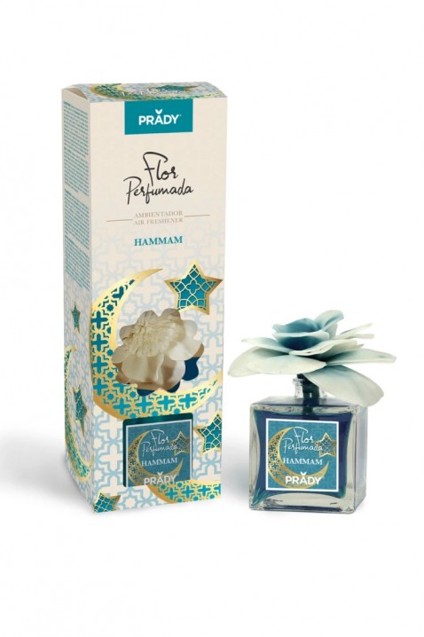 Difuzer sa cvetom PRADY HAMMAM 90 ml, Boja: plava, IVET.RS - Nova Kolekcija