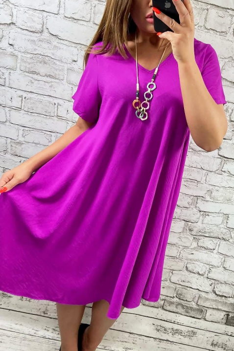 Haljina VOLALA PURPLE, Boja: ljubičasta, IVET.RS - Nova Kolekcija