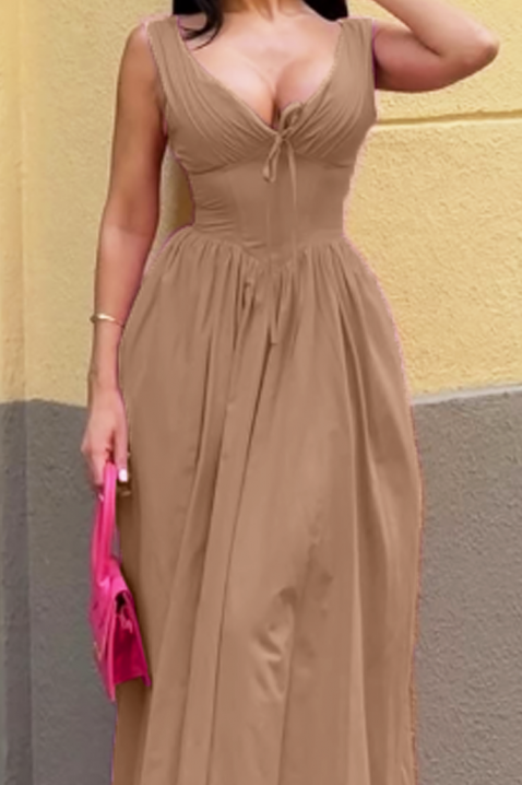 Haljina TAGIZA BEIGE, Boja: bež, IVET.RS - Nova Kolekcija
