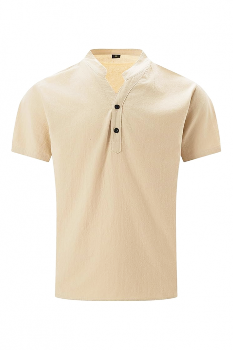 Muška majica LEZERXO BEIGE, Boja: bež, IVET.RS - Nova Kolekcija